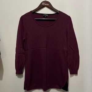 The Limited Eggplant Wool Sweater